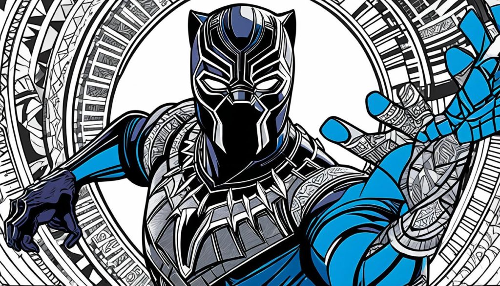 Black Panther Coloring Activity Sheets