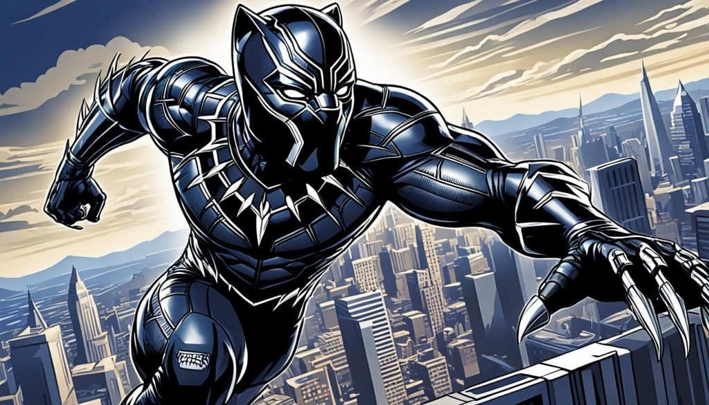 Black Panther Coloring Sheet