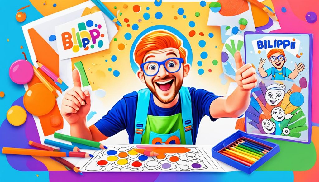 Blippi Coloring Pages