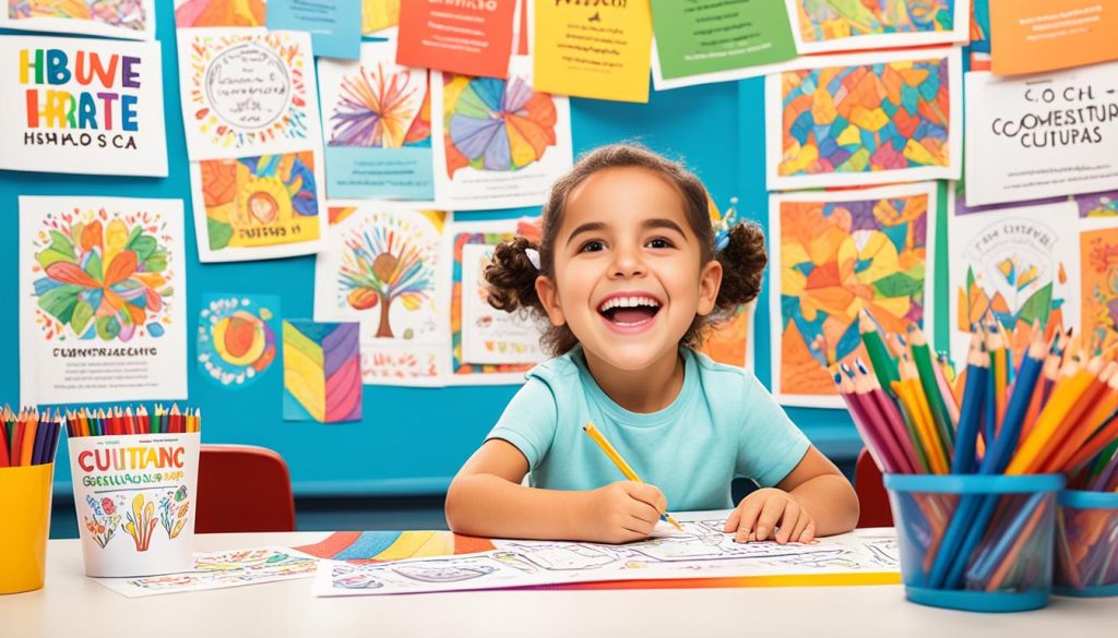 Child coloring Hispanic heritage month coloring pages