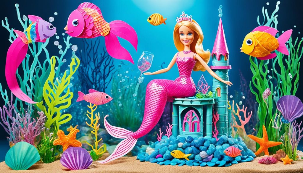 Craft ideas Barbie Mermaid