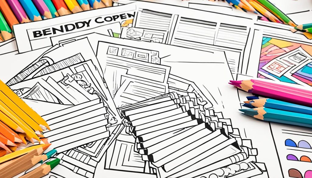 Creating a Bendy Coloring Book
