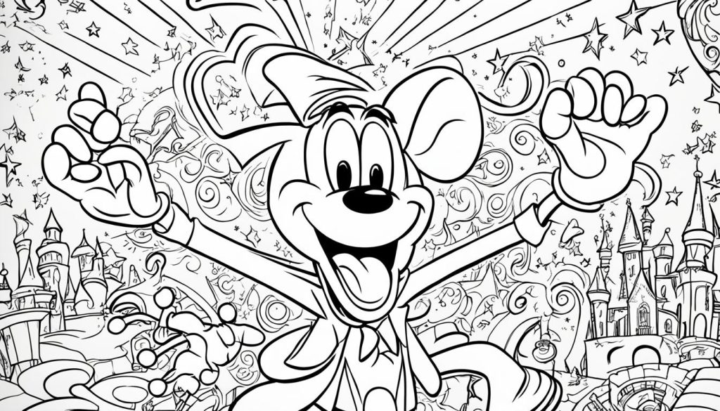 Detailed Goofy Coloring Pages