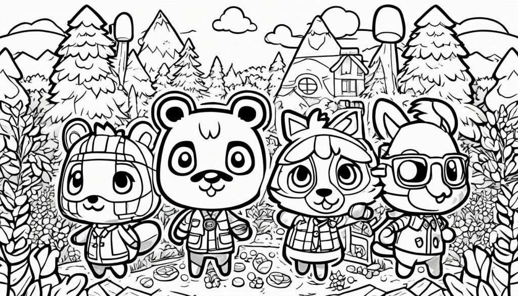 Download free Animal Crossing Coloring Pages