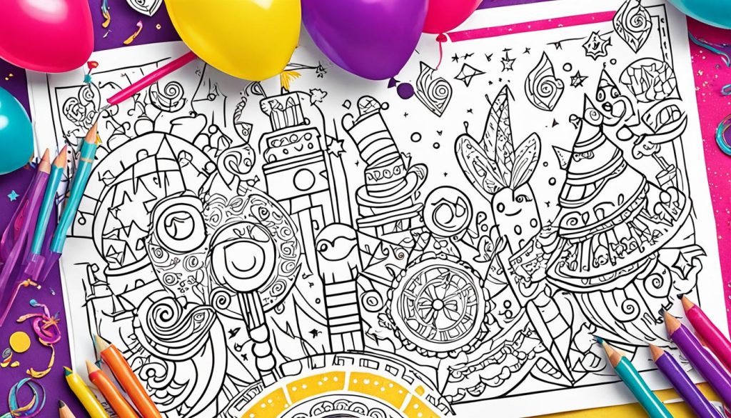 Encanto party decor color book art print