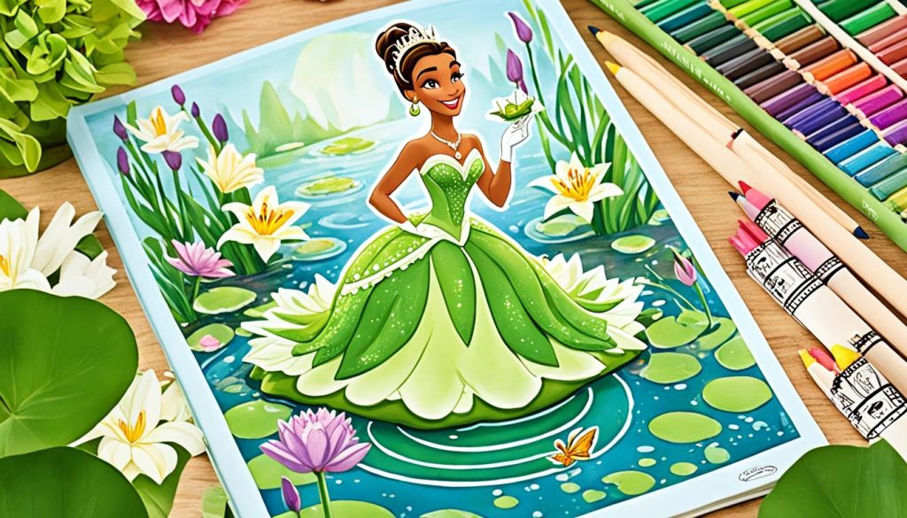 Exclusive Disney Princess Tiana Coloring Book