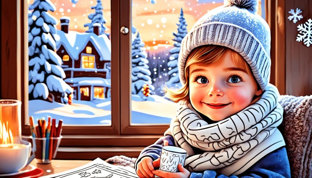 February coloring sheets
