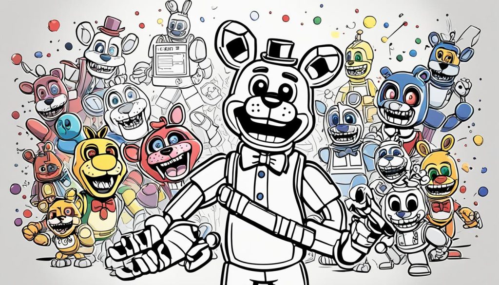 Fnaf Coloring Pages Online