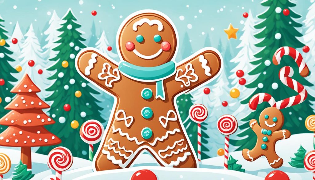 Free Gingerbread Man Line Art