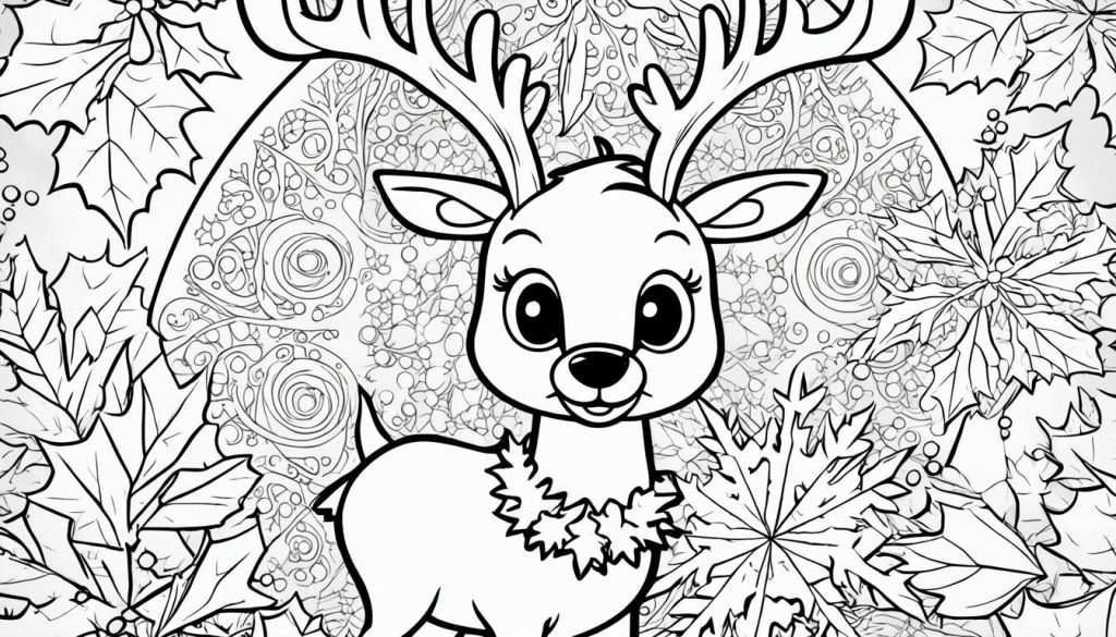 Free Rudolph Coloring Pages