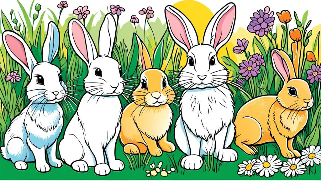 Free and Printable Rabbit Coloring Pages