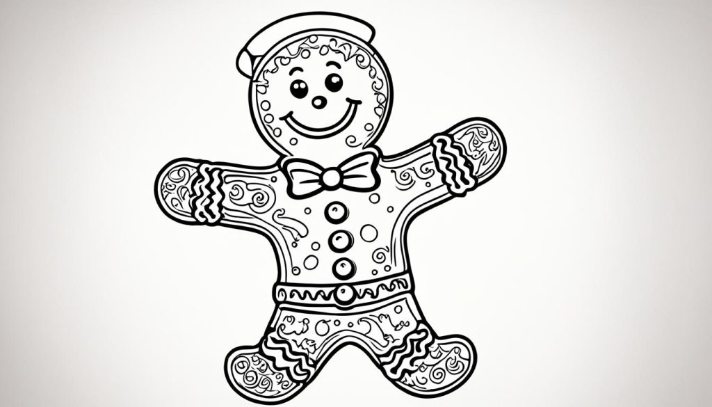 Gingerbread Man Coloring Pages