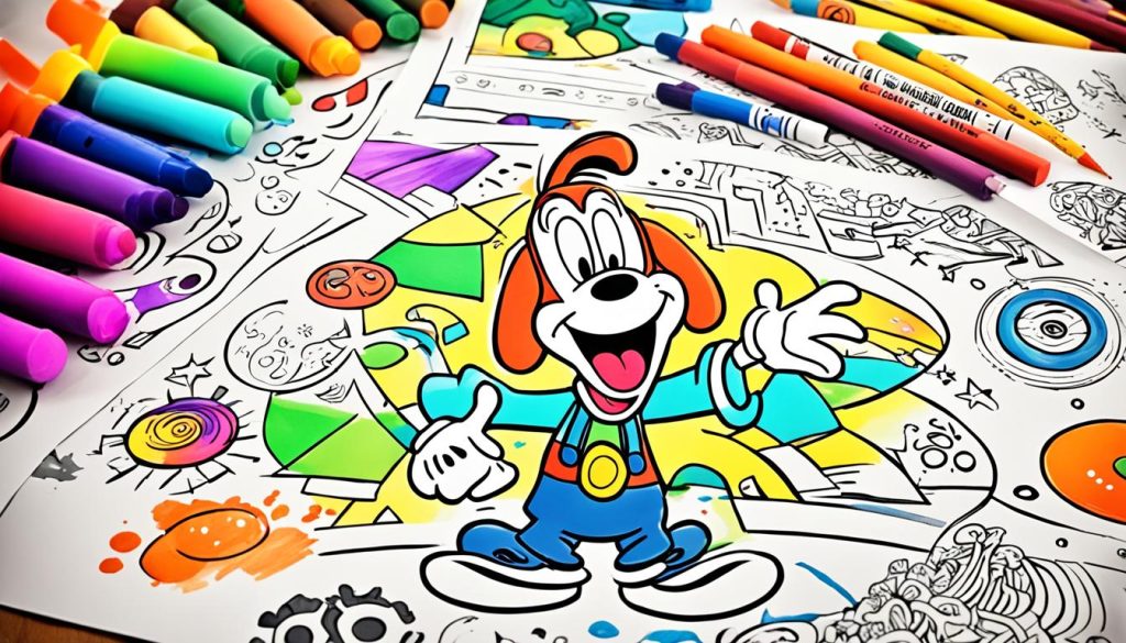 Goofy Coloring Fun