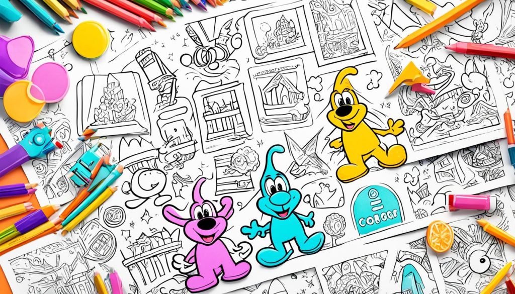 Goofy Coloring Inspiration on Social Media