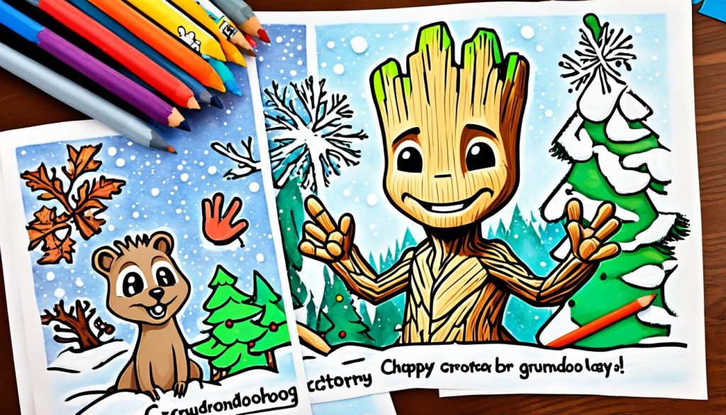 Groot Coloring Pages
