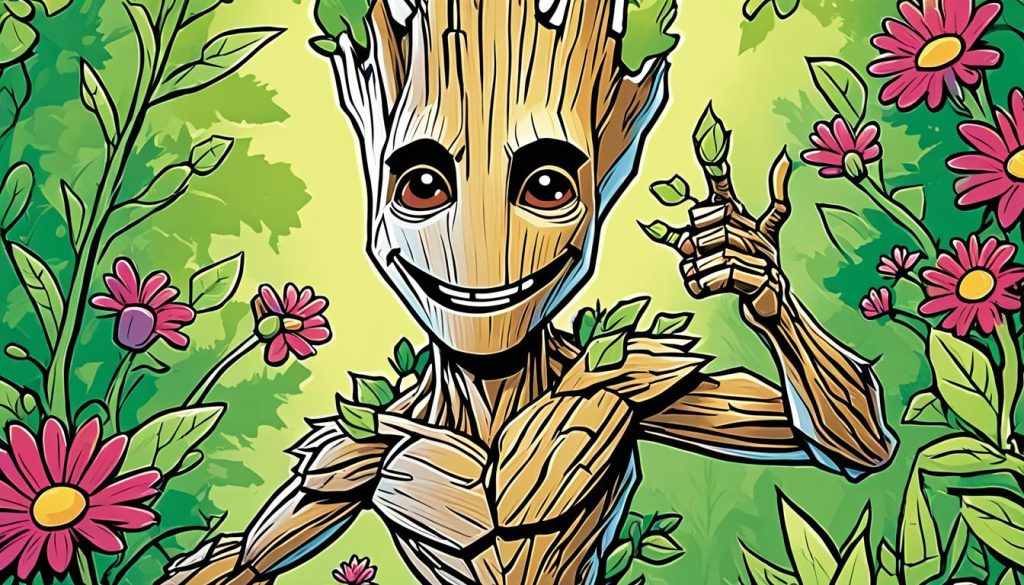 Groot Coloring Pages