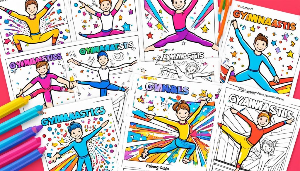 Gymnastics Coloring Pages