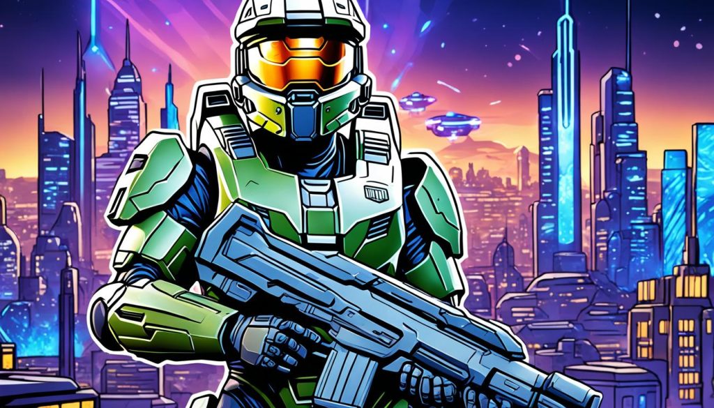 Halo Master Chief coloring pages