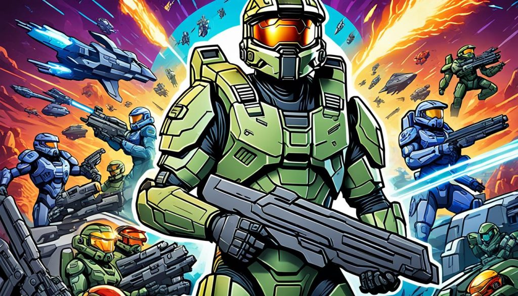 Halo coloring page