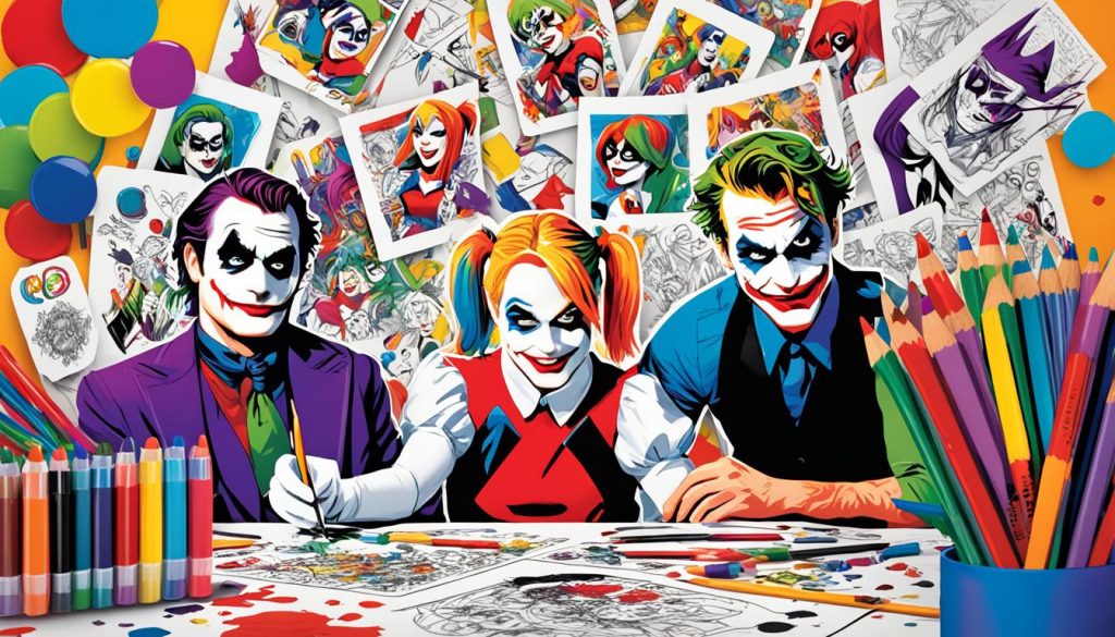 Harley Quinn and Joker Coloring Activities Harley Quinn and Joker Coloring Activities