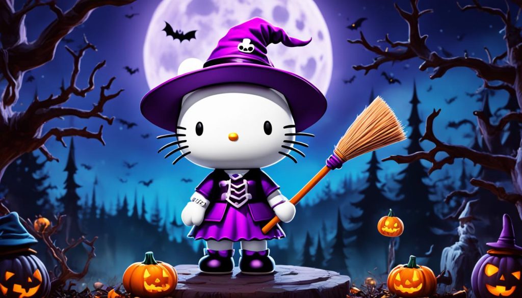 Hello Kitty Halloween Art Coloring