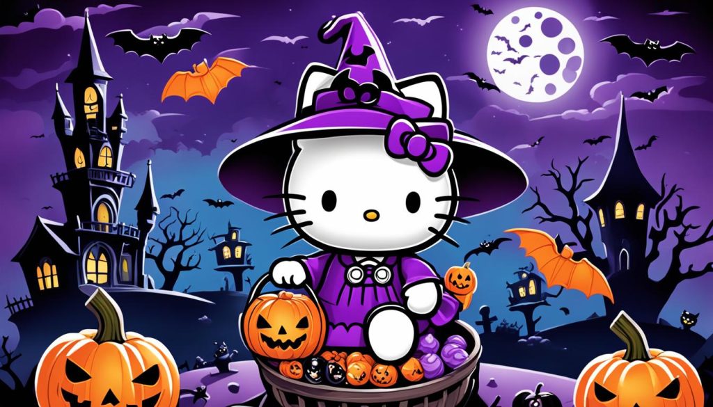 Hello Kitty Halloween print