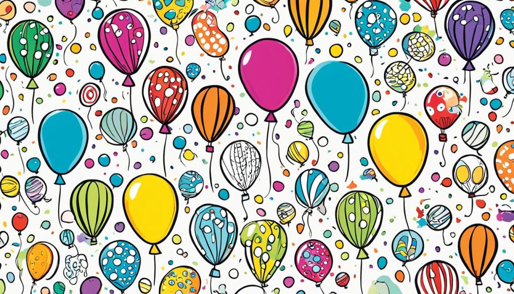 High-quality balloon coloring sheets High-quality balloon coloring sheets