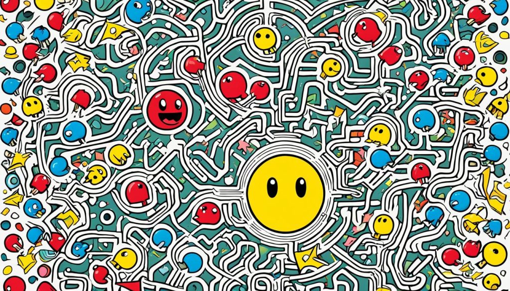 High-resolution pac man coloring page
