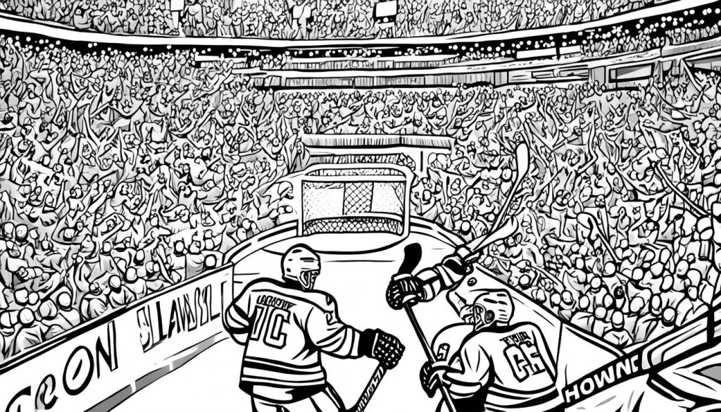 Hockey Coloring Sheets
