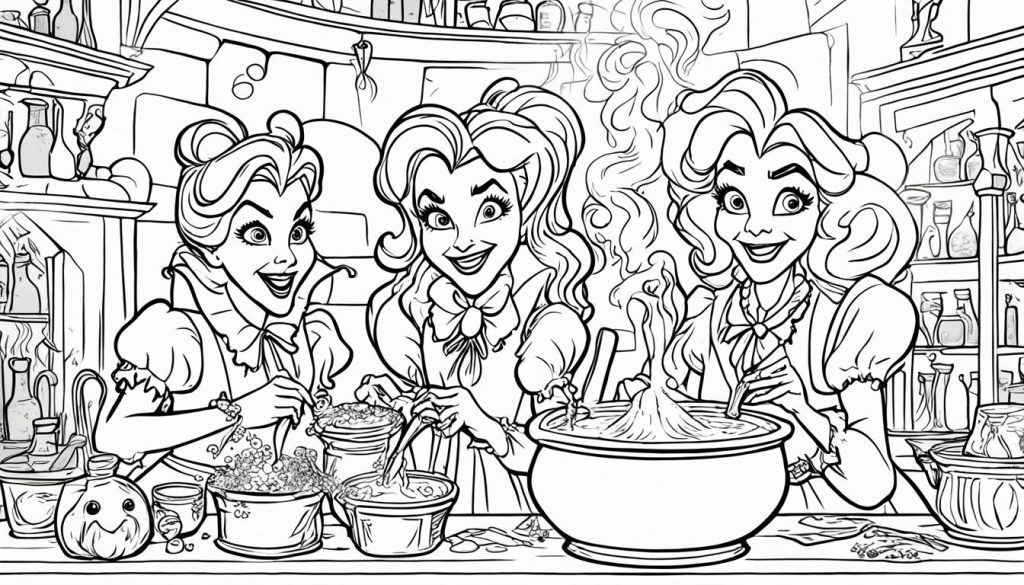 Hocus Pocus coloring page