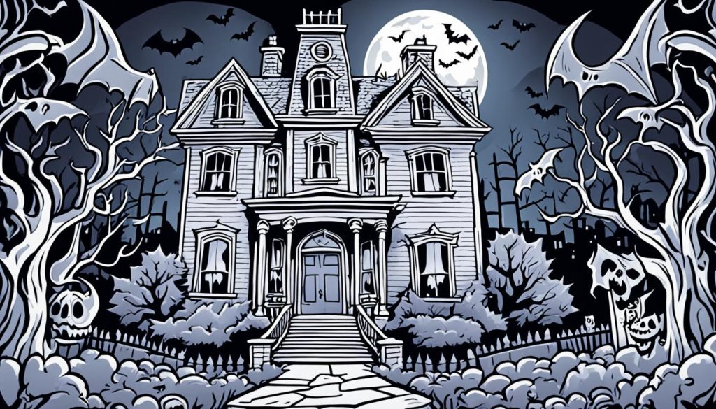 Horror coloring crafts