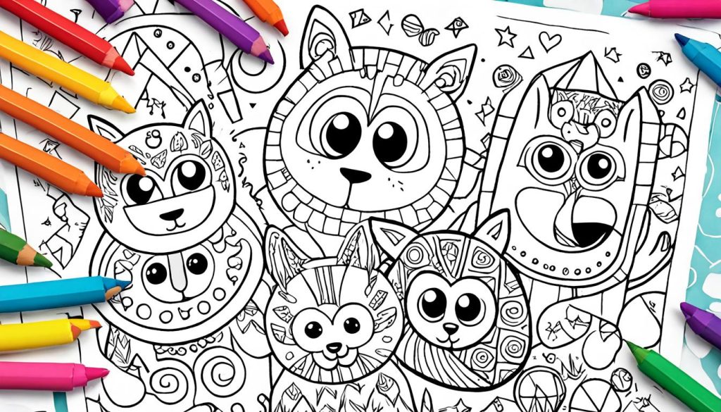 Huggy Wuggy coloring pages