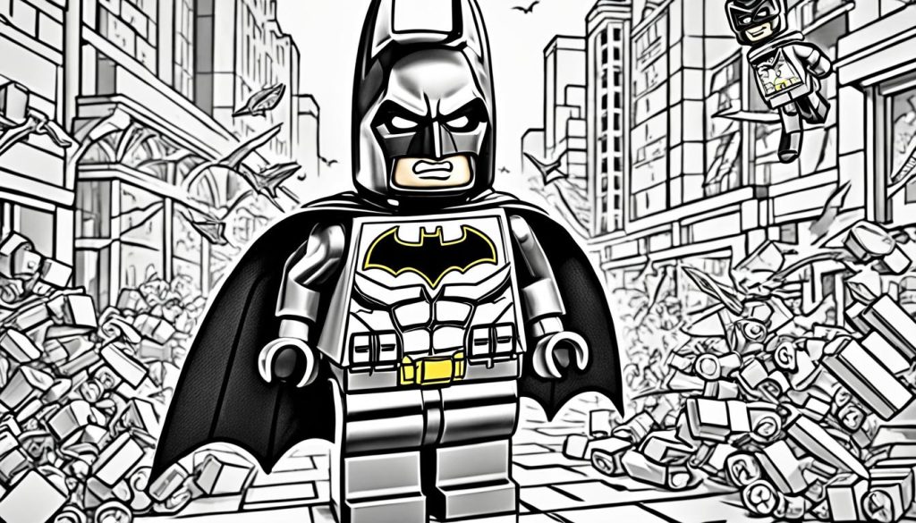 Lego Batman coloring sheets