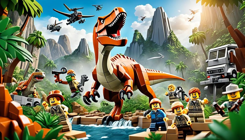 Lego Jurassic World Themed Pages