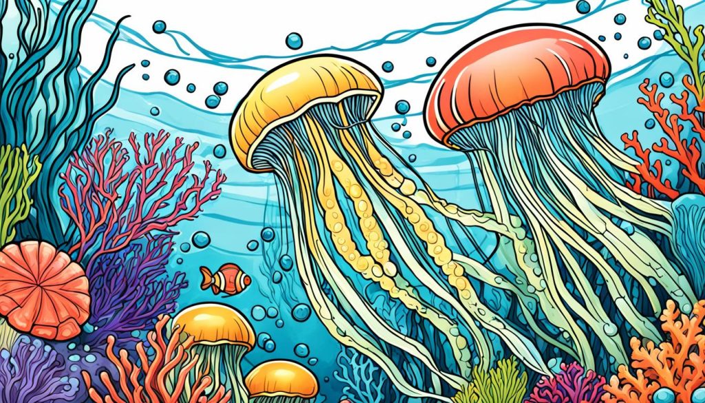 Ocean coloring page sample