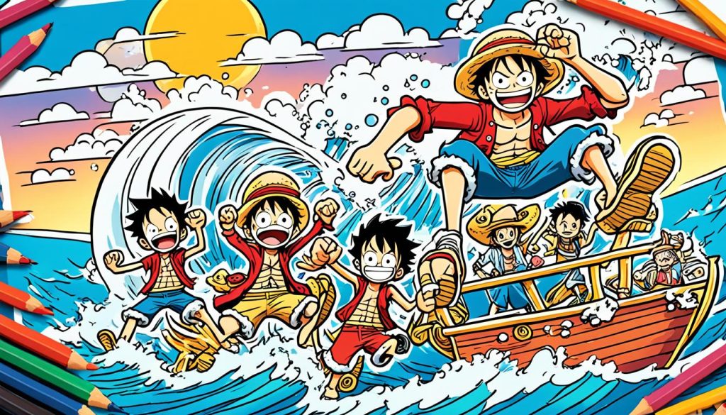 One Piece Printable Coloring Sheets
