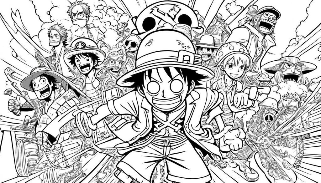 One Piece coloring pages