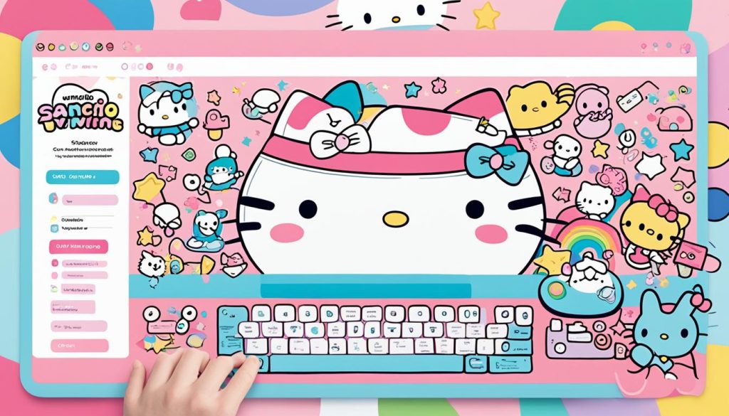 Online Sanrio coloring pages