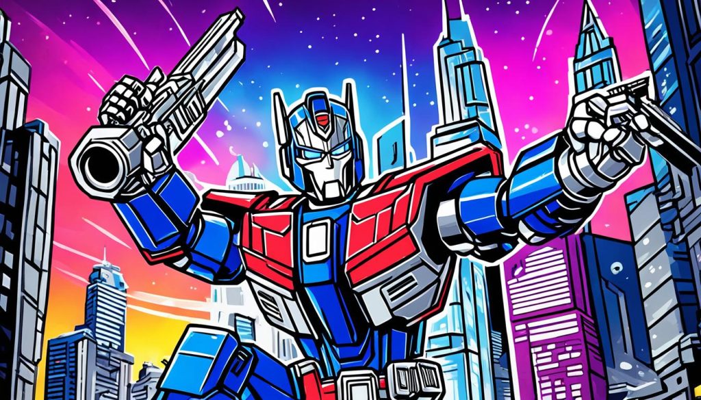 Optimus Prime Coloring Page