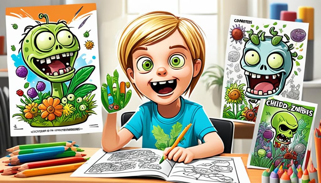 Plants vs Zombies Coloring Book DIY Crafts