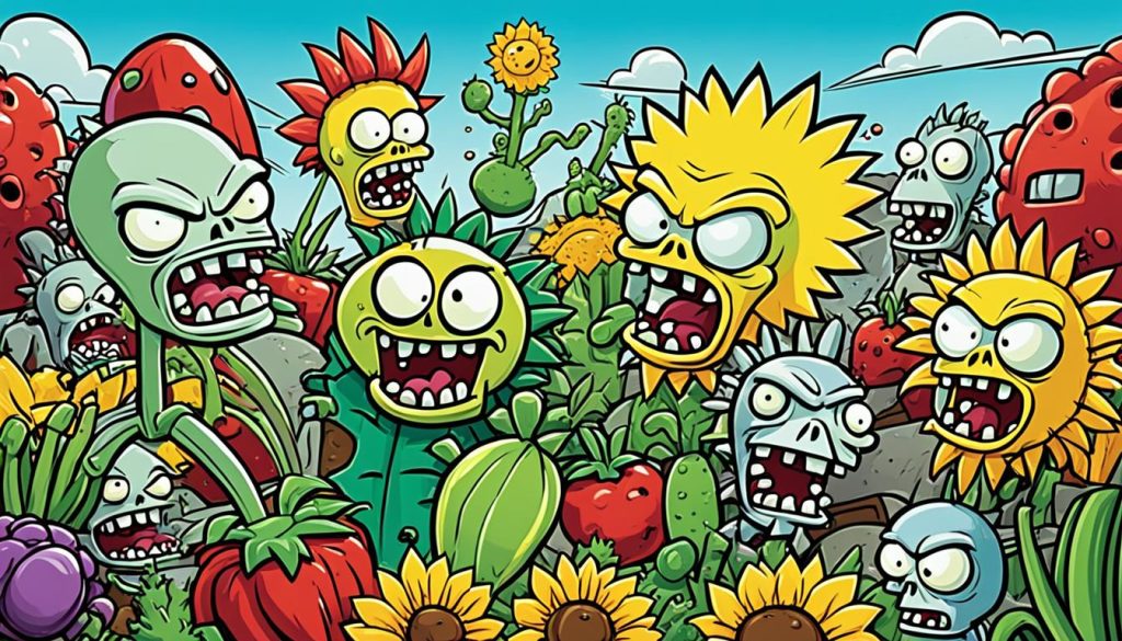 Plants vs Zombies Coloring Pages