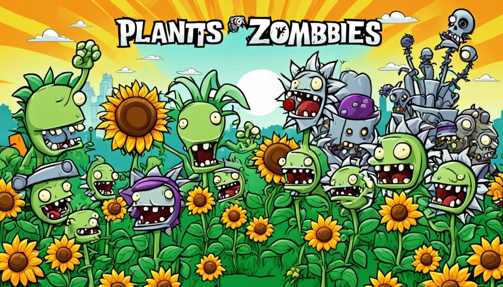 Plants vs Zombies coloring pages to print