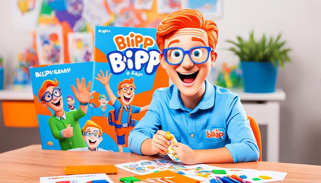 Print Blippi coloring book