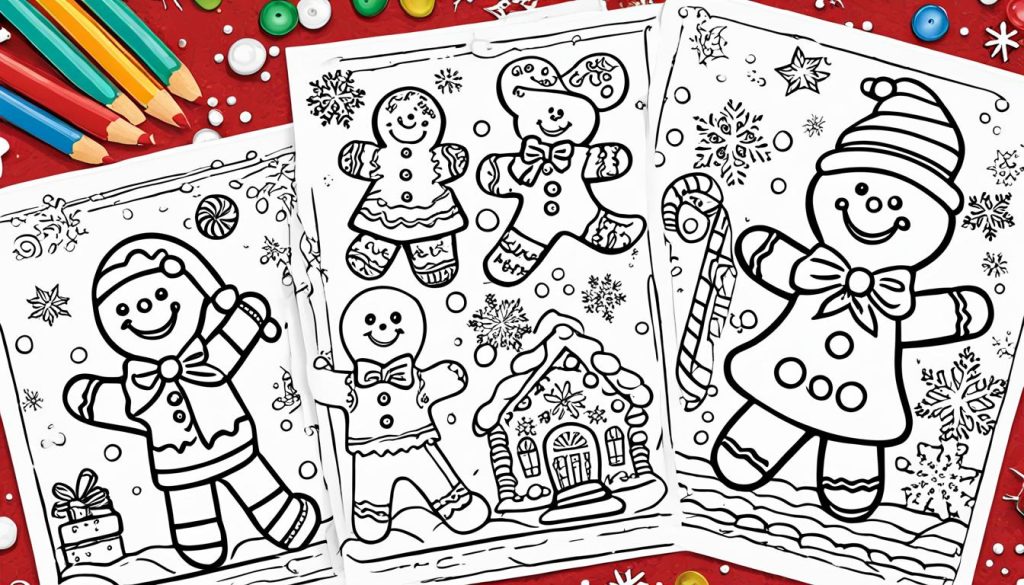 Printable Gingerbread Man Coloring Pages