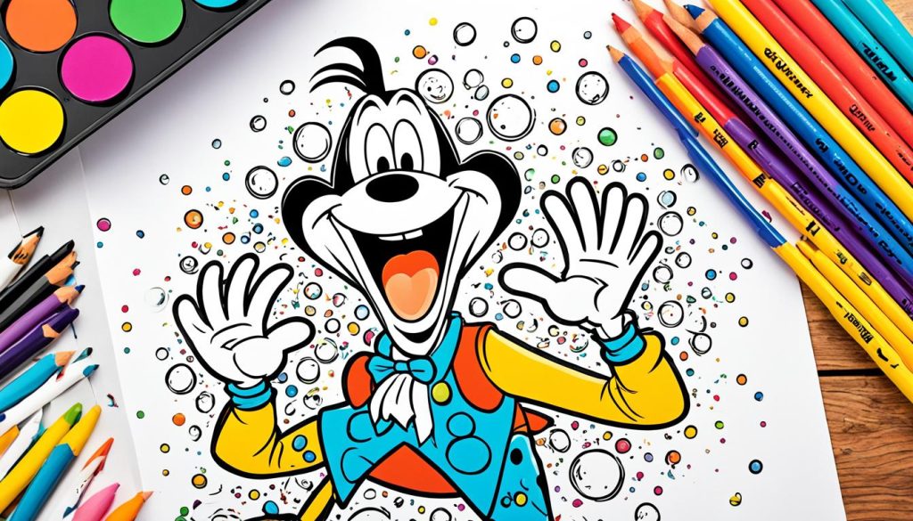 Printable Goofy Coloring Page