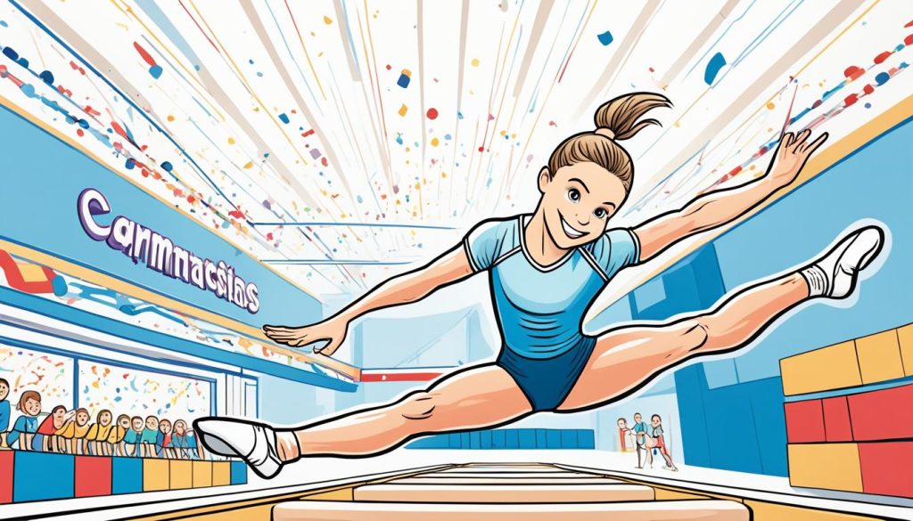 Printable Gymnastics Coloring Sheets