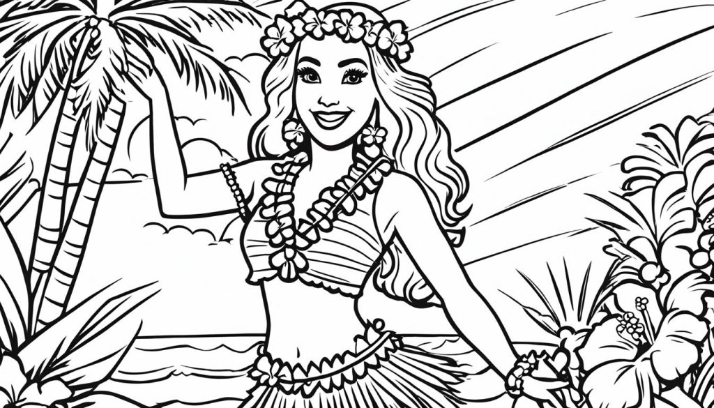Printable Hawaii Coloring Sheets