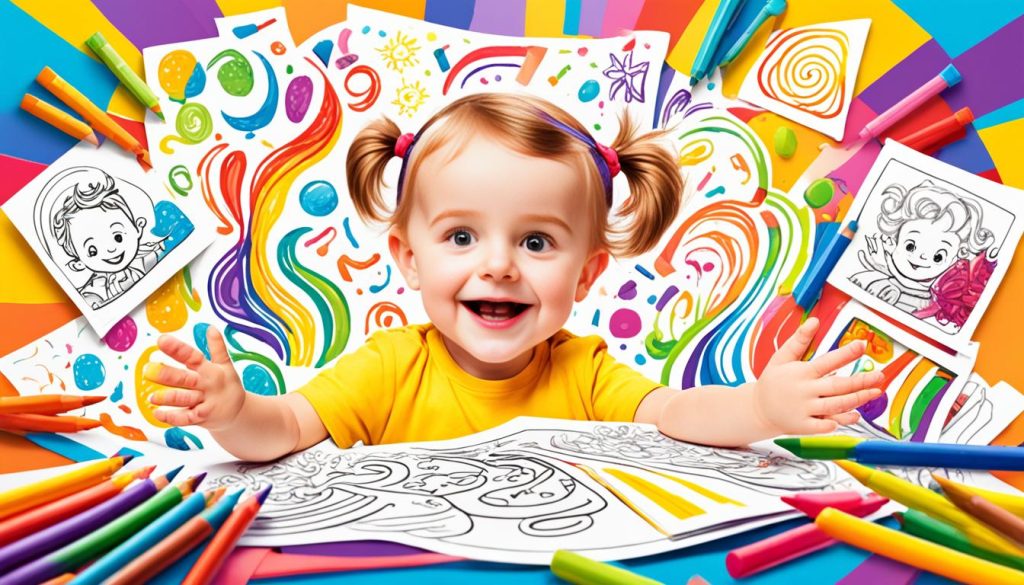 Promoting creativity with bendy coloring activities