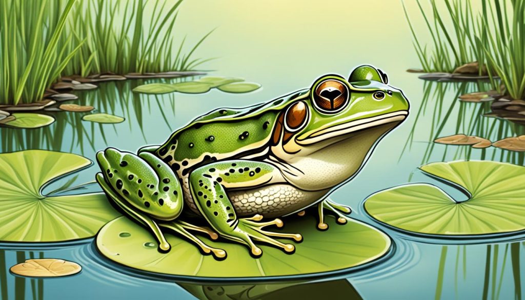 Realistic Frog Drawing