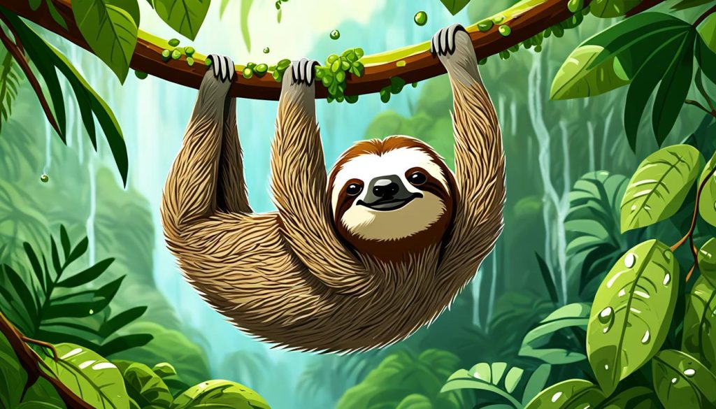 Realistic sloth drawing tutorial